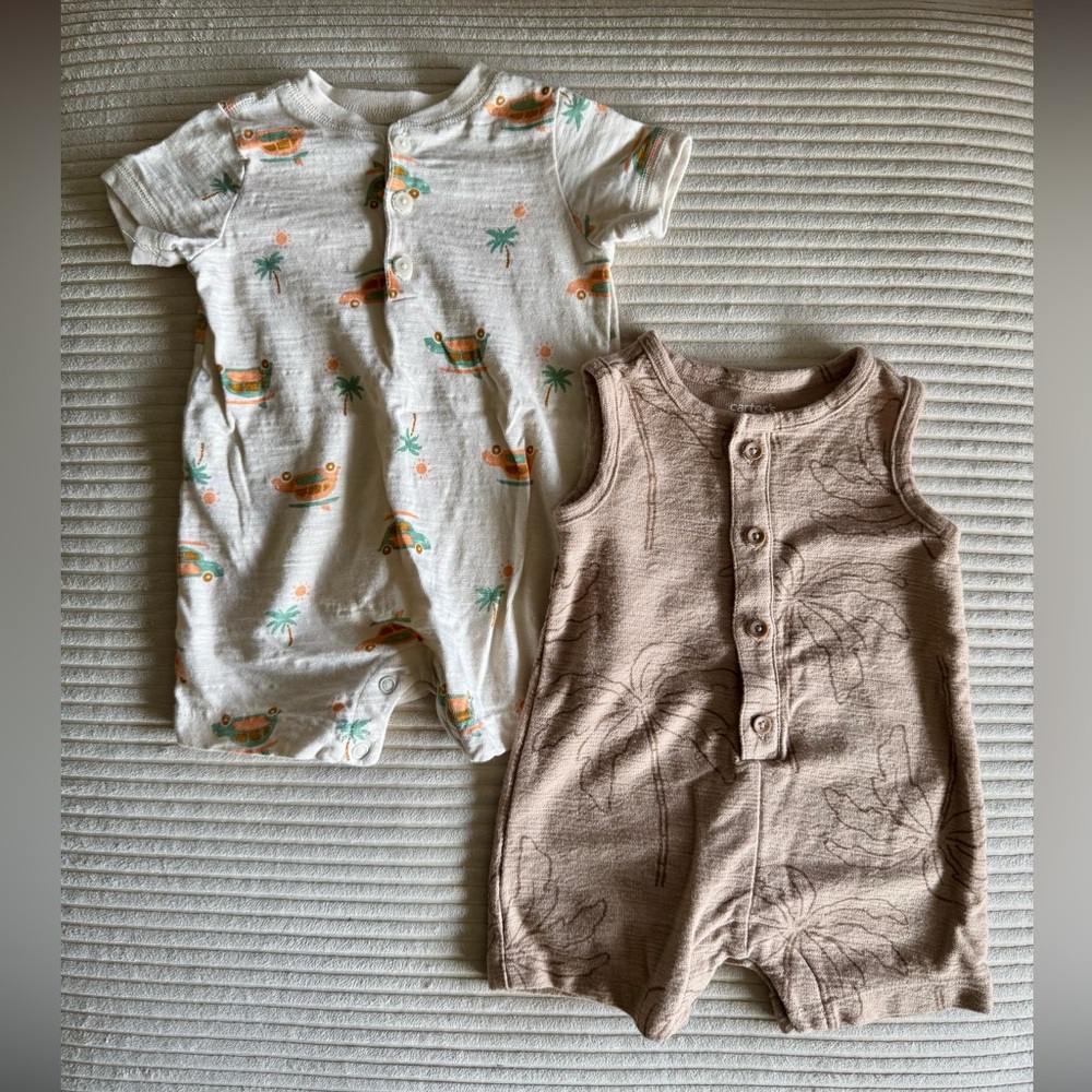🪩3 for $15🪩 Carter's | Baby Onesies Set of 2